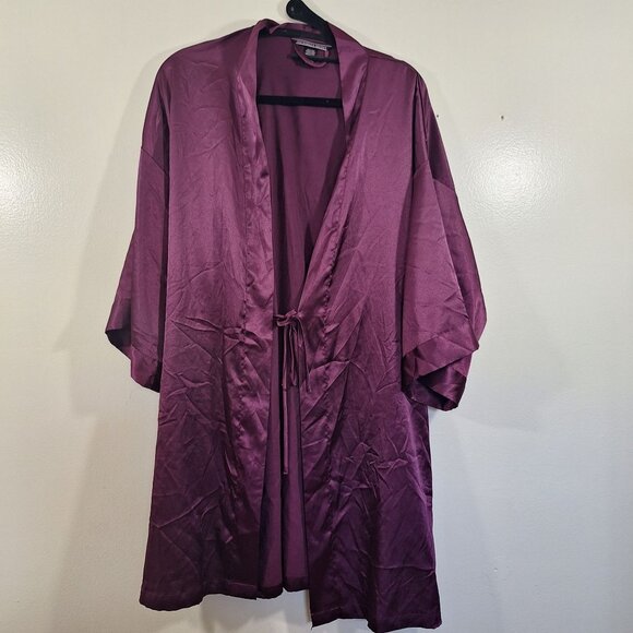 Victoria's Secret Other - Victoria's Secret purple satin robe size XS